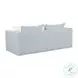 Salty Blue Striped Outdoor 85" Sofa