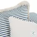 Salty Blue Striped Outdoor 85" Sofa