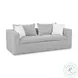 Salty Black Striped Outdoor 85" Sofa