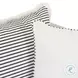 Salty Black Striped Outdoor 85" Sofa