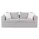 Salty Black Striped Outdoor 85" Sofa