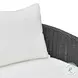Alexa Black Rattan Performance Fabric Outdoor 80" Sofa