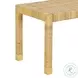 Amara Cream and Natural Linen 50" Bench