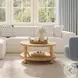 Amara Natural Rattan Round Coffee Table