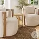 Amara Natural Rattan Round Side Table