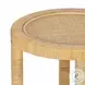 Amara Natural Rattan Round Side Table