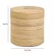 Matea Natural Round Arch Side Table