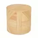 Matea Natural Round Cross Side Table