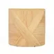 Matea Natural Round Cross Side Table
