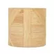 Matea Natural Round Cross Side Table
