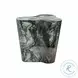 Slab Grey And Blush Faux Marble Short Side Table
