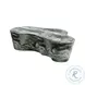 Slab Grey And Blush Faux Marble Coffee Table