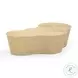 Slab Natural Seagrass Free Form Coffee Table
