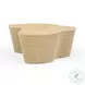 Slab Natural Seagrass Free Form Coffee Table
