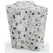 Slab Terrazzo Black and White Side Table