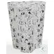 Slab Terrazzo Black and White Side Table