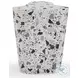 Slab Terrazzo Black and White Side Table