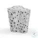 Slab Terrazzo Black and White Side Table