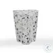 Slab Terrazzo Black and White Side Table