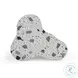 Slab Terrazzo Black and White Side Table