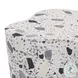 Slab Terrazzo Black and White Side Table