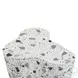 Slab Terrazzo Black and White Side Table