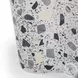 Slab Terrazzo Black and White Side Table