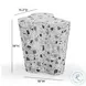 Slab Terrazzo Black and White Side Table