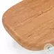 Darial Natural Wood Grain Pattern Outdoor Rectangular Coffee Table