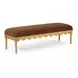 Oodle Bronze Performance Fabric Upholstered Bed Bench
