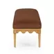 Oodle Bronze Performance Fabric Upholstered Bed Bench
