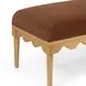 Oodle Bronze Performance Fabric Upholstered Bed Bench