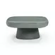 Darial Green Rectangular Outdoor Concrete Top Coffee Table