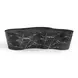 Slab Black Marble Free Form Outdoor Concrete Top Coffee Table