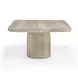 Tyche Travertine Rectangular Outdoor Concrete Top Coffee Table