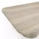 Tyche Travertine Rectangular Outdoor Concrete Top Coffee Table