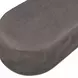 Suraya Dark Umber Oval Outdoor Concrete Top Coffee Table