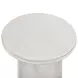 Suraya Ivory Round Outdoor Concrete Top Side Table