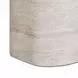 Thyme Travertine Round Outdoor Concrete Top Side Table