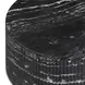 Hades Black Marble Oval Outdoor Concrete Top Coffee Table