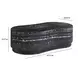 Hades Black Marble Oval Outdoor Concrete Top Coffee Table