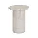 Blossom Travertine Round Outdoor Concrete Top Side Table