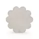 Blossom Travertine Round Outdoor Concrete Top Side Table