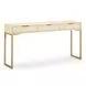 Pesce Cream Rectangular Console Table