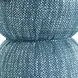 Tomlin Teal Performance Fabric Upholstered Round Ottoman