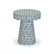 Lady Blue Round Side Table