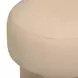 Masha Yellow and White Performance Fabric Upholstered Accent Stool