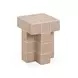 Alma Taupe Square Outdoor Concrete Top Side Table