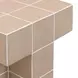 Alma Taupe Square Outdoor Concrete Top Side Table