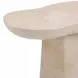 Zaya Rose Marble Round Concrete Top Side Table